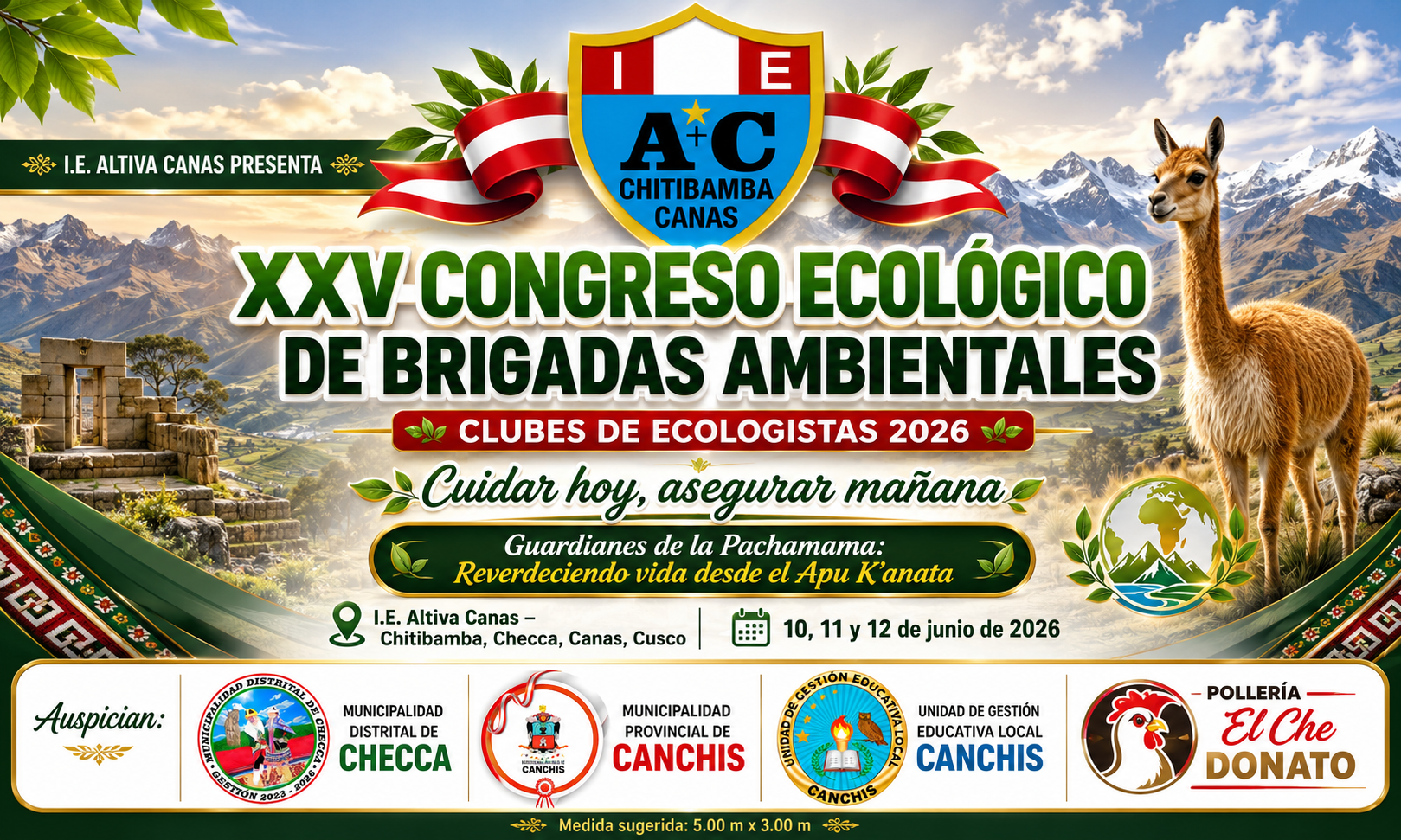 Banner principal del XXV Congreso Ecológico